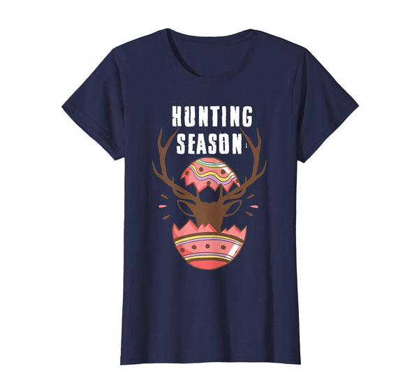 Hunting Season Funny Easter Eggs Deer Antlers T-Shirt