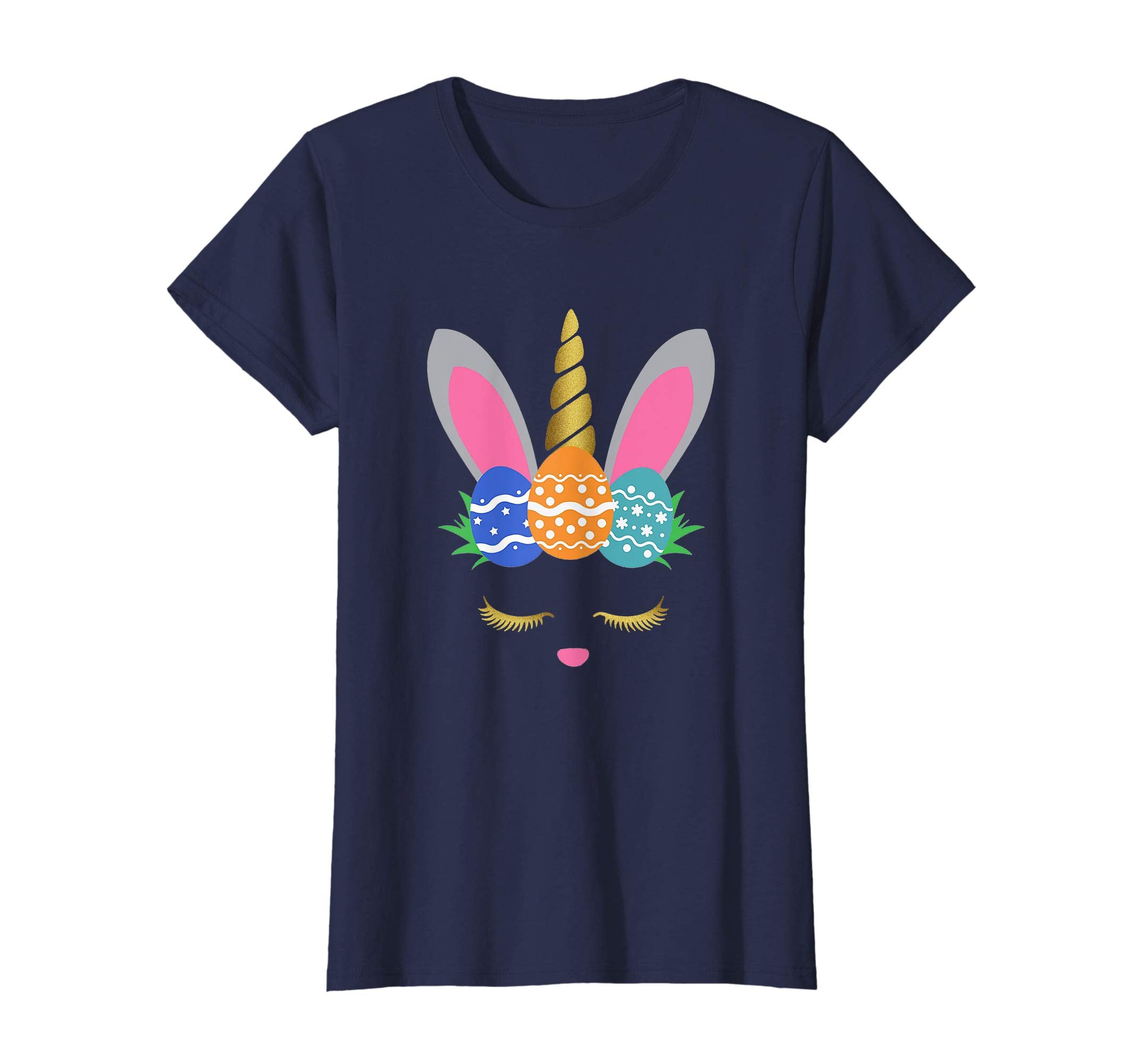 Bunny Unicorn Funny Easter Eggs T Shirt Men Woman Kids