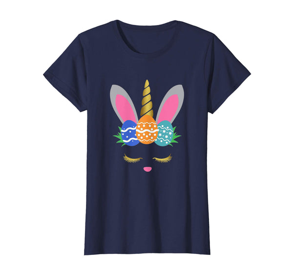 Bunny Unicorn Funny Easter Eggs T Shirt Men Woman Kids