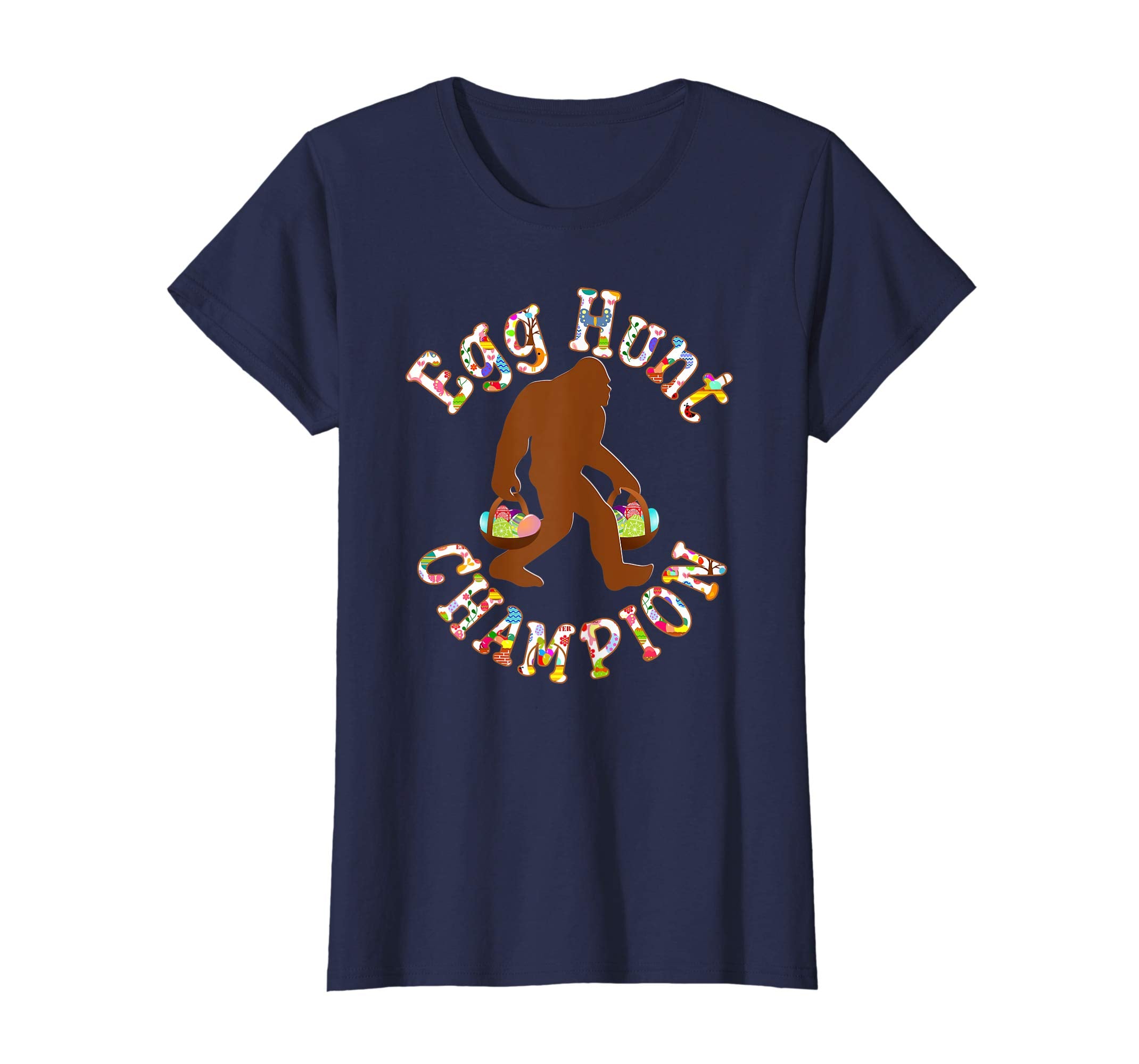 Bigfoot Easter Egg Hunt Champion Funny Gift T-Shirt For Men