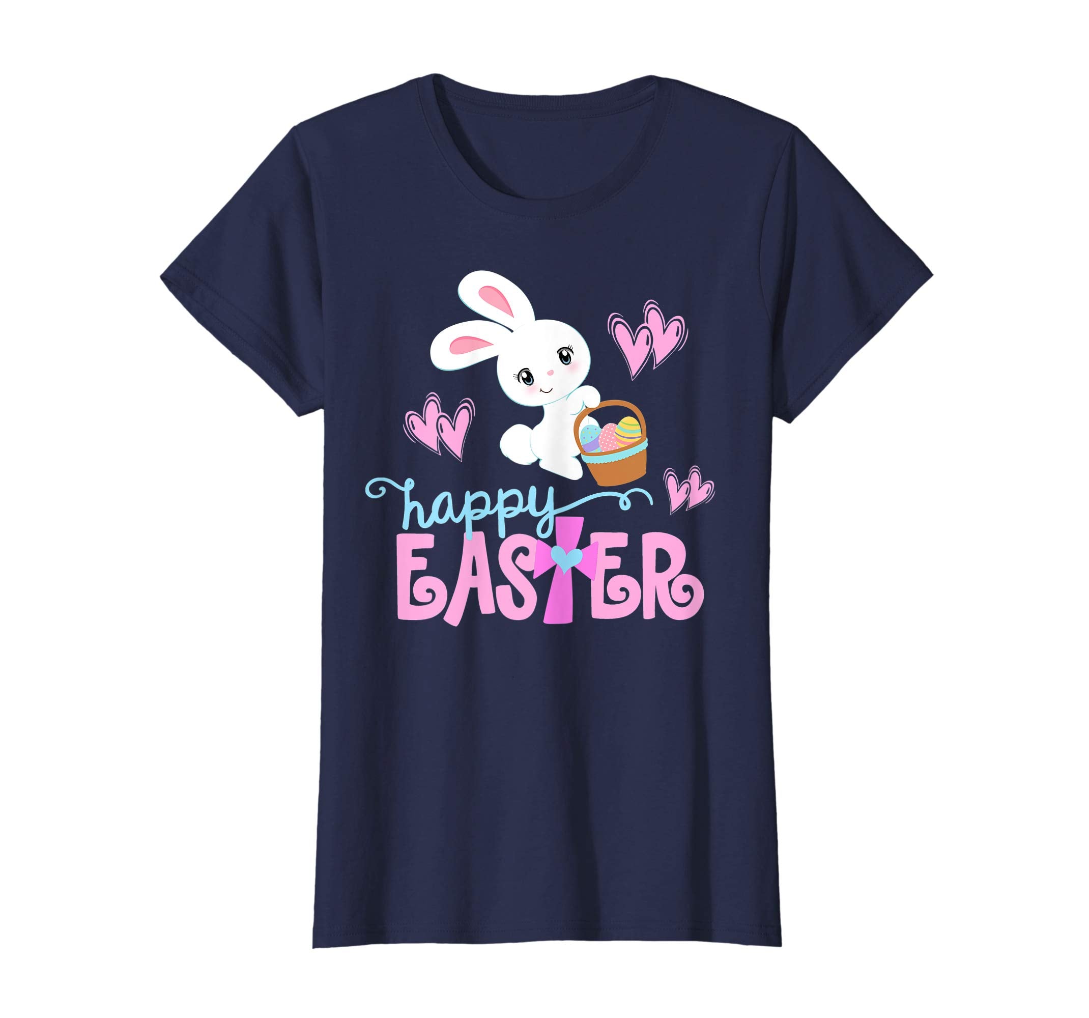 HAPPY EASTER Bunny Shirt Christian Love Jesus Shirt Girl Kid