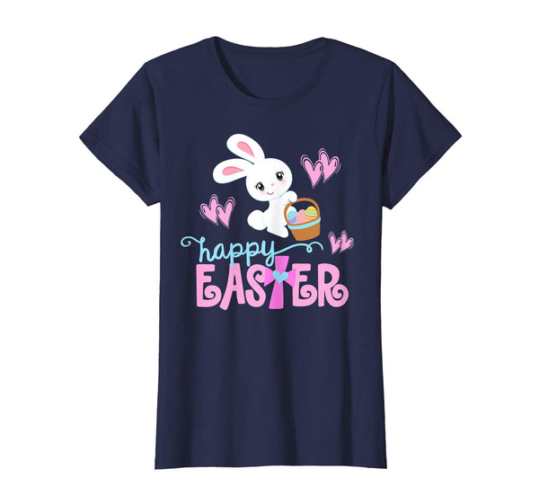 HAPPY EASTER Bunny Shirt Christian Love Jesus Shirt Girl Kid