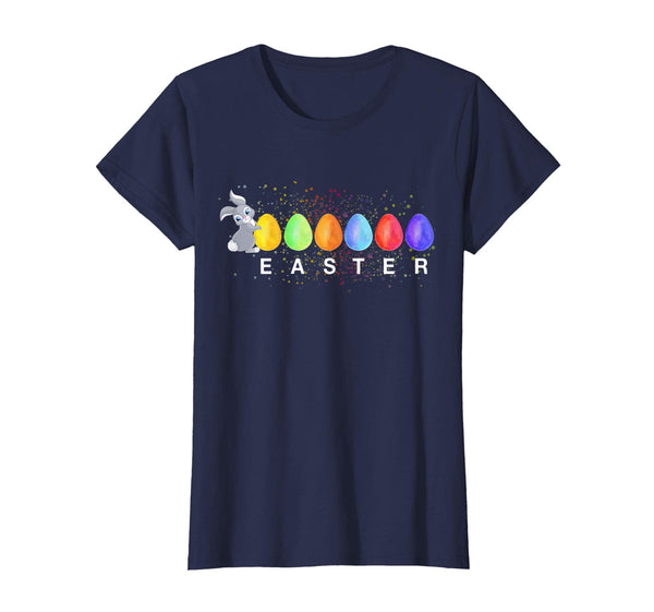 Cute Rabbit with Eggs Happy Easter T shirt