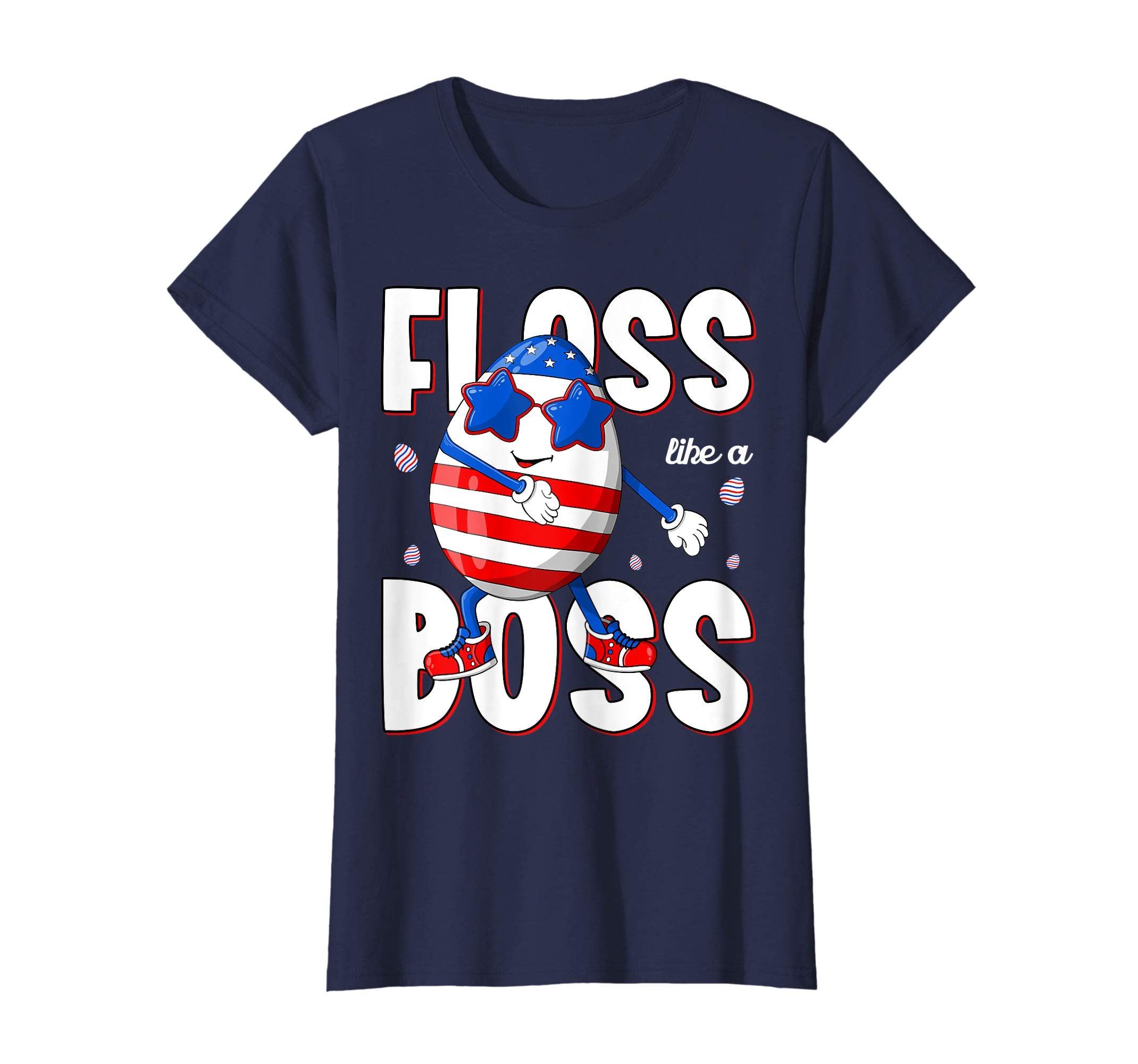 Floss like a boss Shirt Funny Easter Gift American Flag