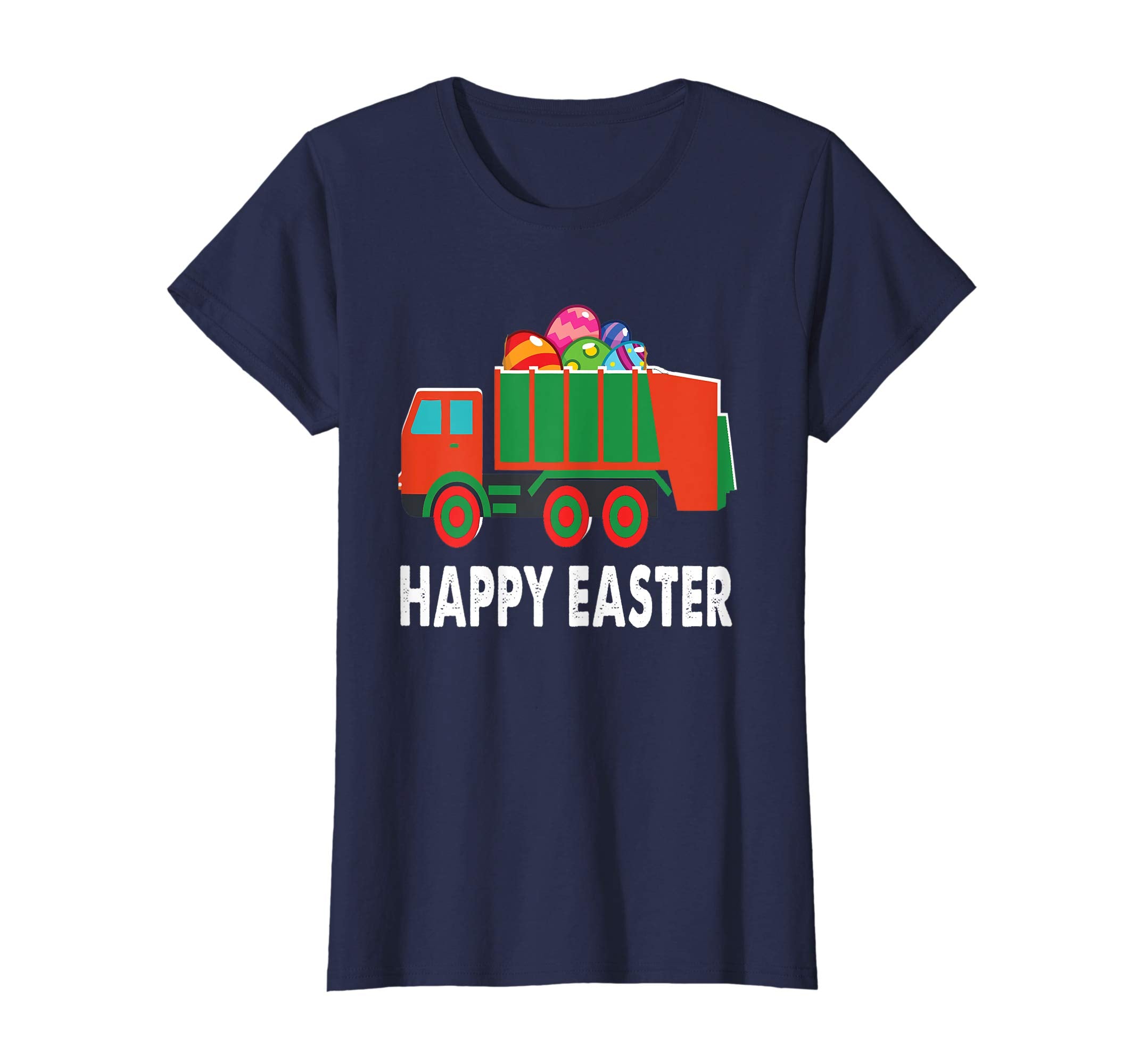 Happy Easter T-shirt garbage truck With Egg Easter