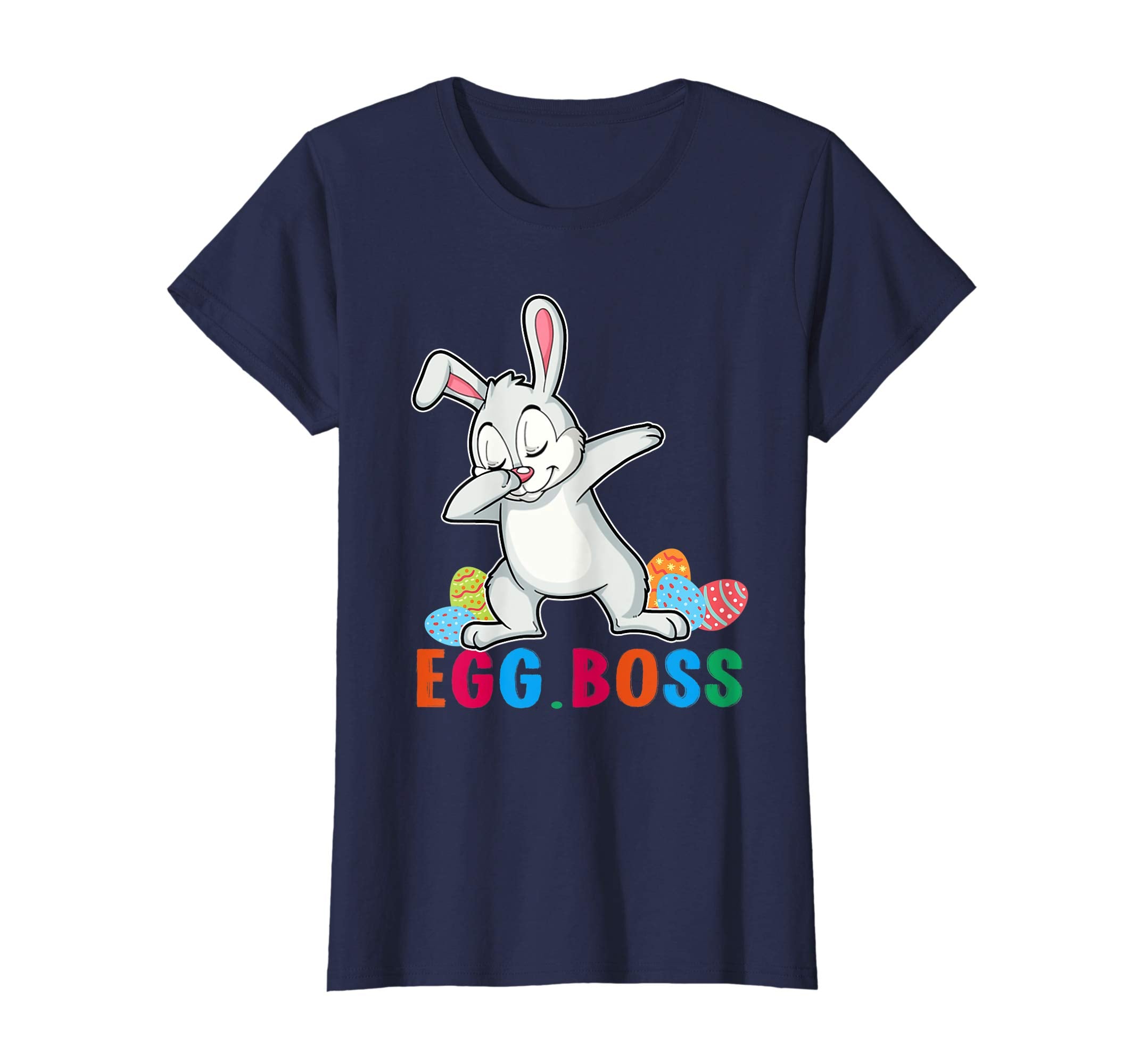 Funny Bunny Dab Dabbing Dance Egg Boss Easter T-Shirt