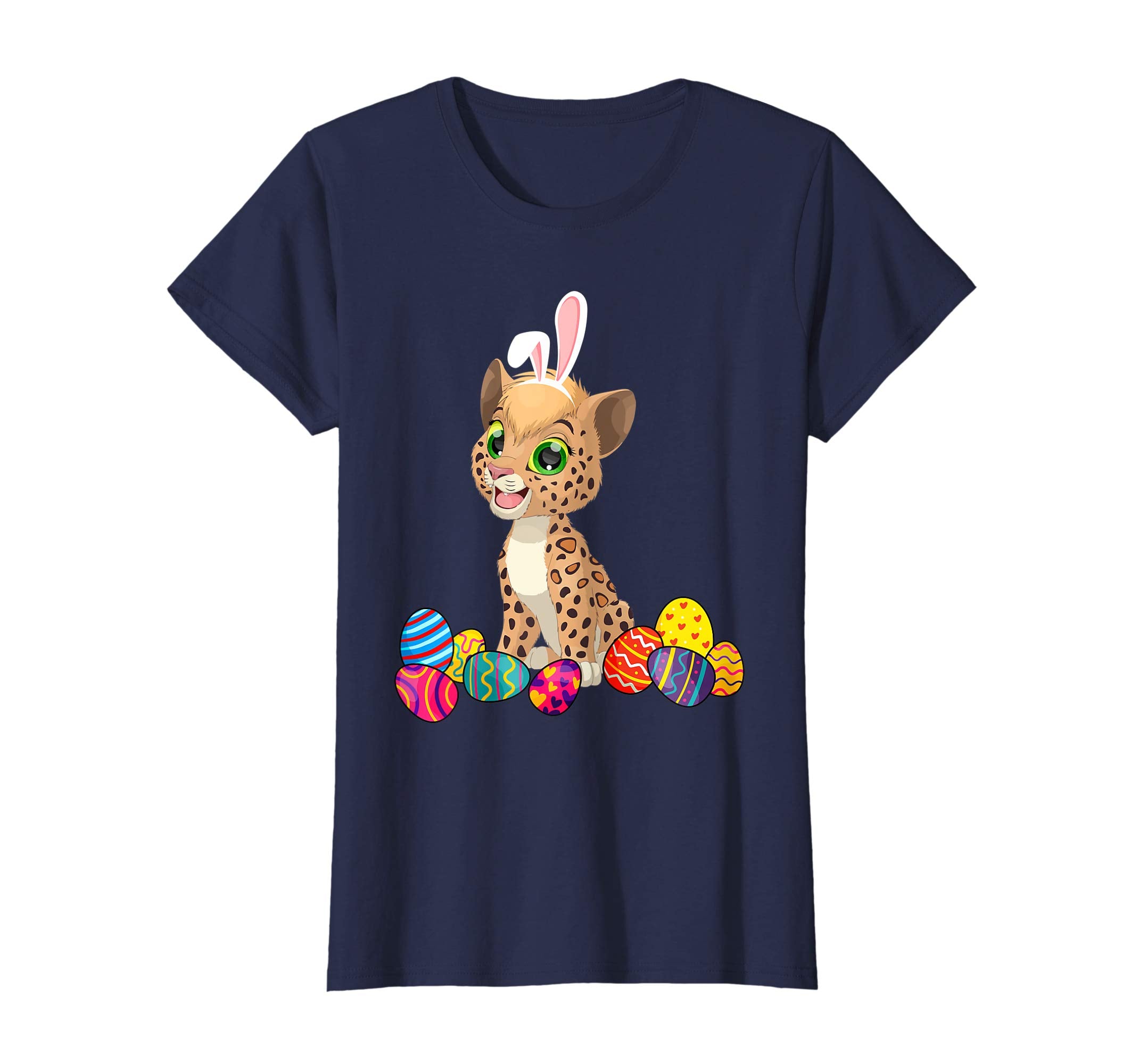 Leopard Bunny Ear With Egg Easter Easter Day Shirt