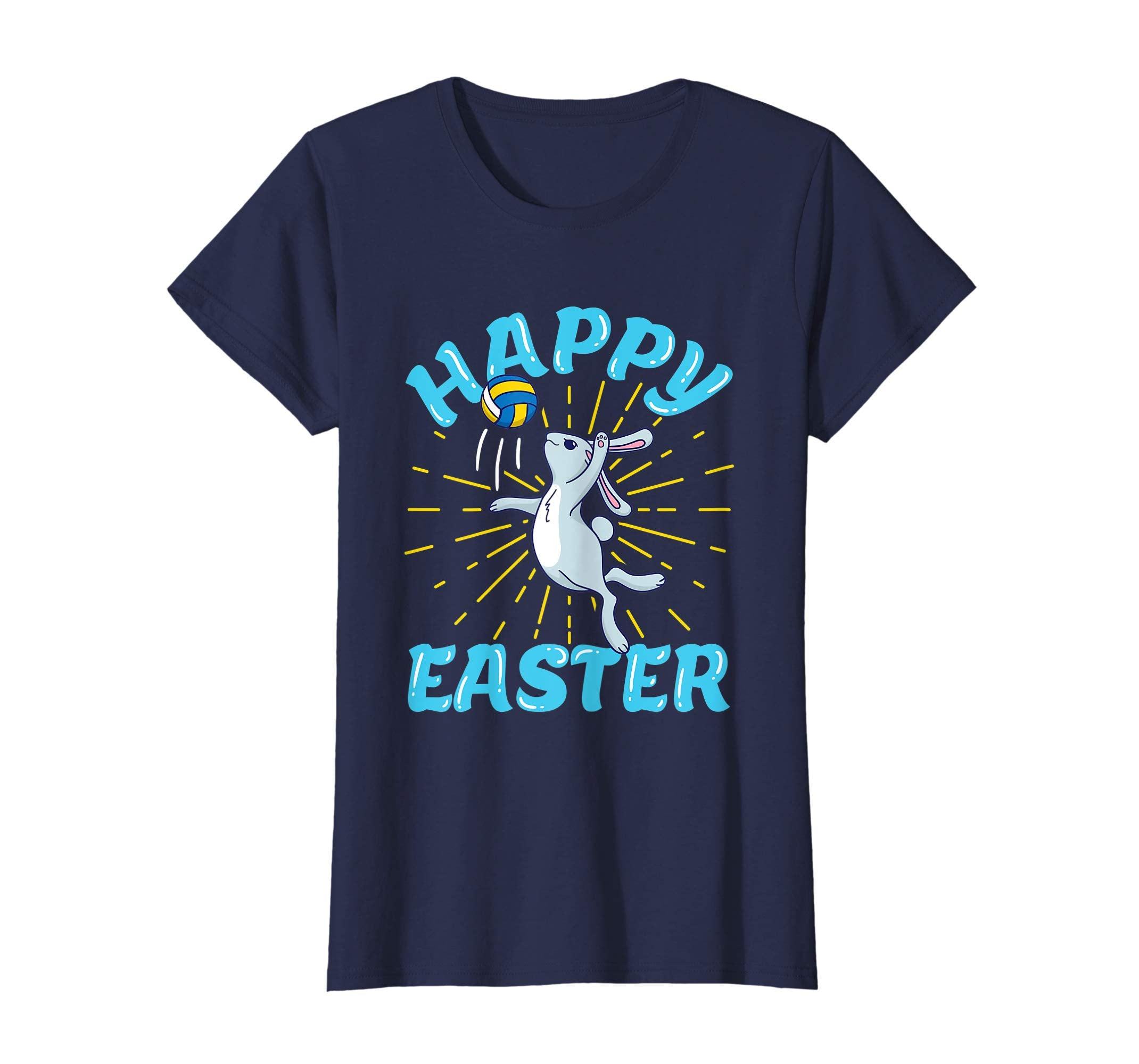 Easter Volleyball Shirt Bunny Doing Jump Serve Cute