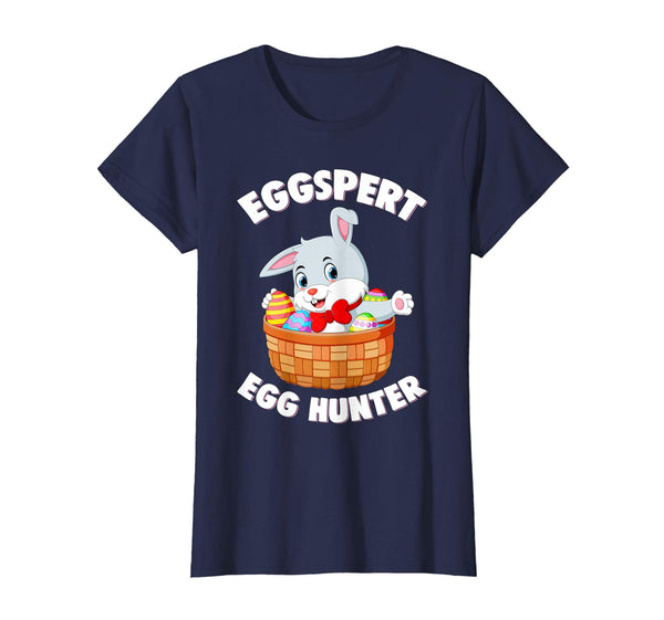 Eggspert Egg Hunter Happy Easter Kids Boys Girls T Shirt