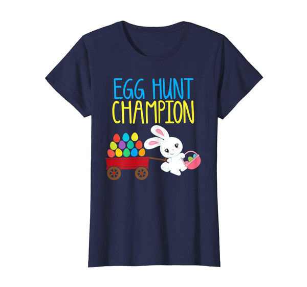 Easter Bunny T-Shirt Girls Kids Toddlers EGG HUNT CHAMPION