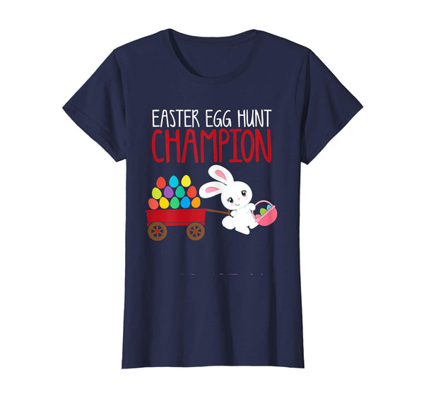 EASTER EGG HUNT CHAMPION Bunny T-Shirt Girls Kids Toddlers