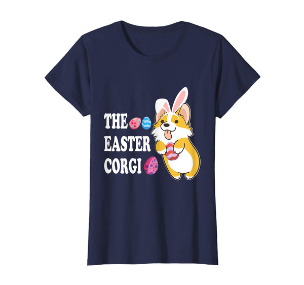 Corgi Bunny Playing Easter Egg Shirt The Easter Corgi Dog