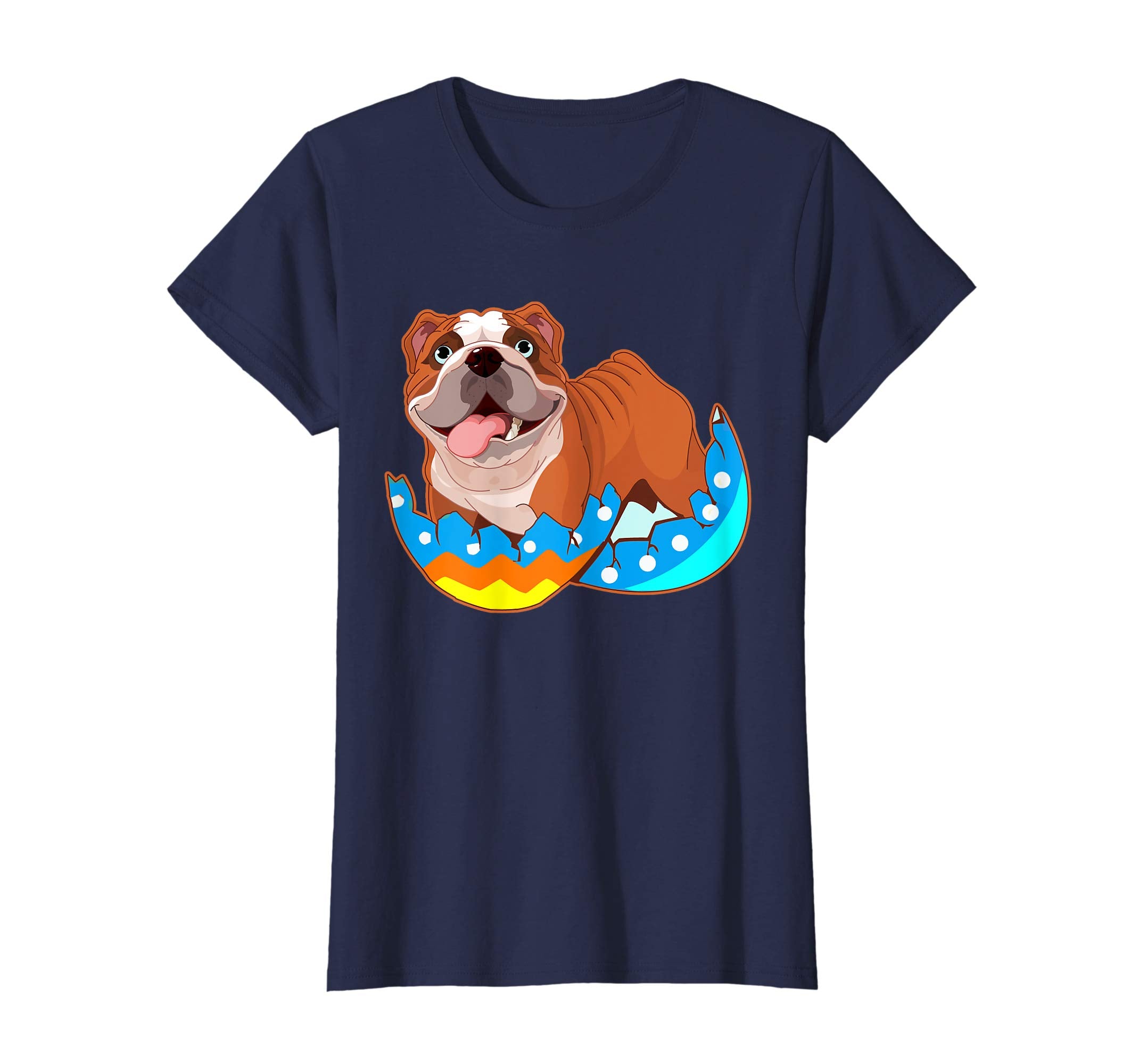 Easter Bulldog Shirt Bulldog and Egg Shirt Gift