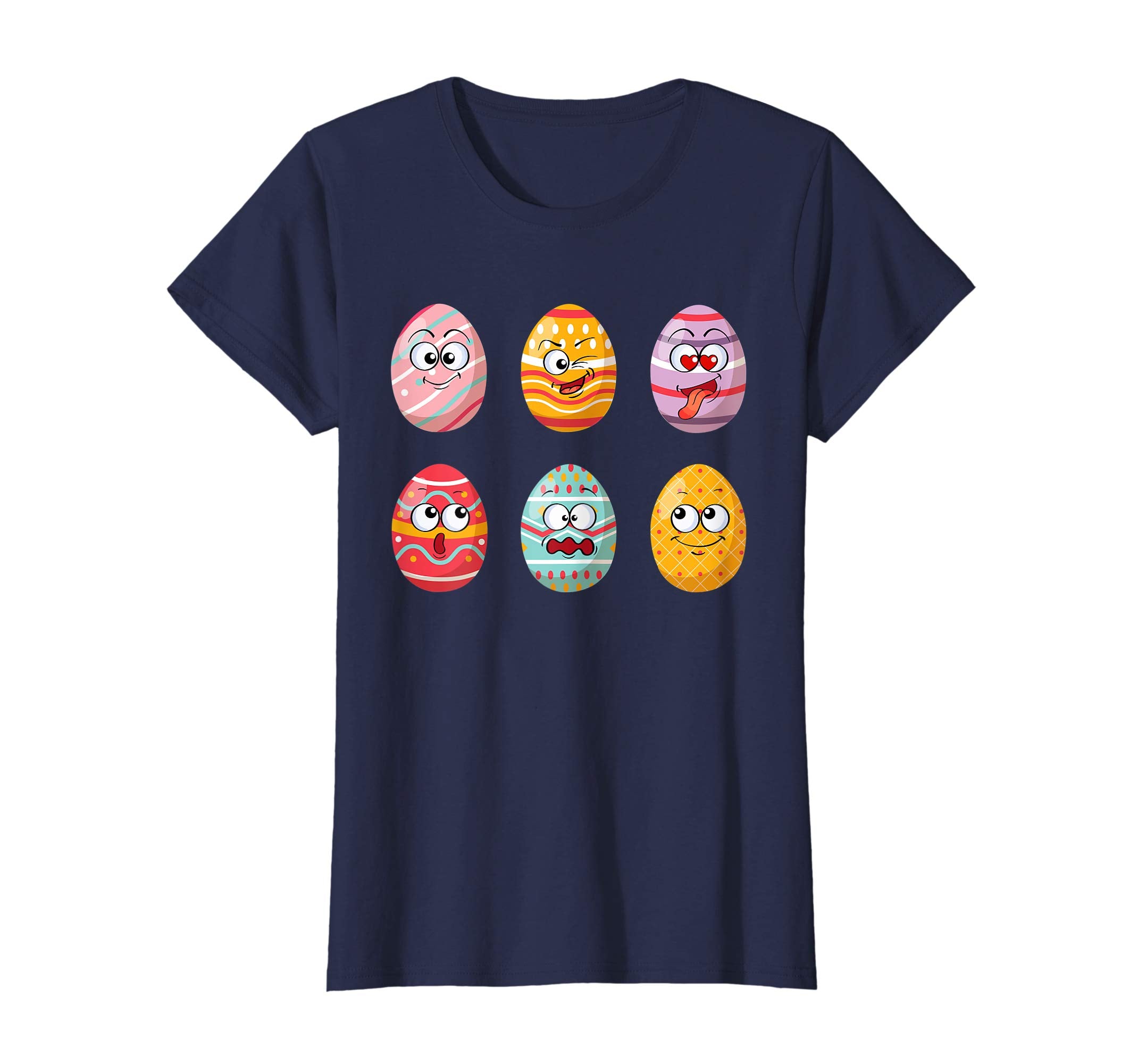 Funny Easter Egg Emoticons Emoji Easter Gift T-Shirt