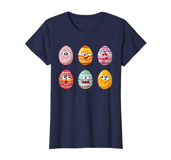 Funny Easter Egg Emoticons Emoji Easter Gift T-Shirt