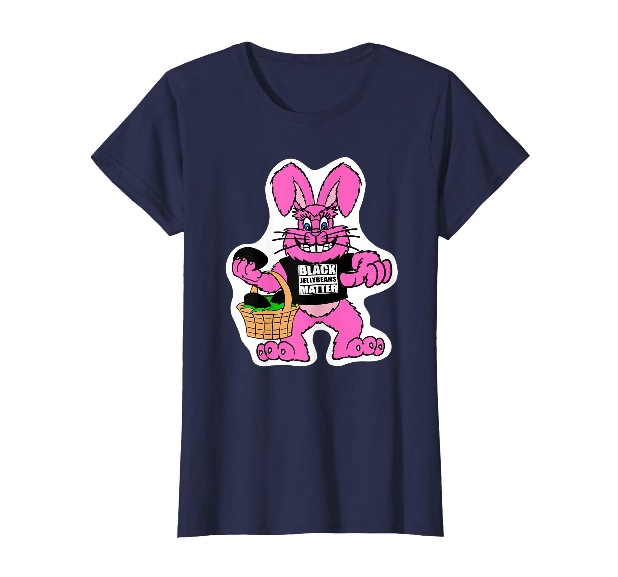 Womens Funny Easter Shirt Black Jelly Beans Matter Cute Gift