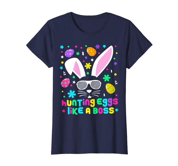 Kids Hunting Eggs Boss Easter Bunny Cool Novelty Shirt Gift