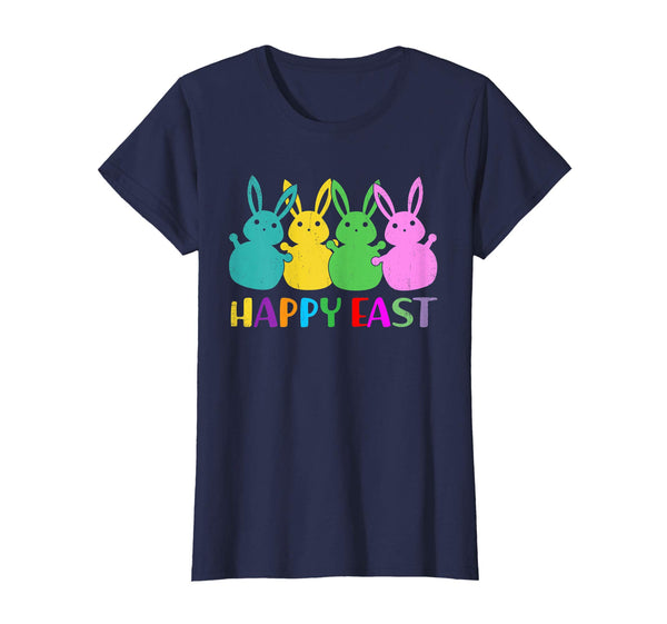 Happy Easter Shirt Colorful Bunny Eggs Gift TShirt