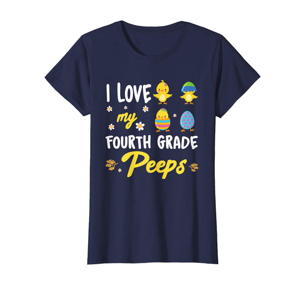 I Love MyFourth Grade Peeps Easter Day T-Shirt
