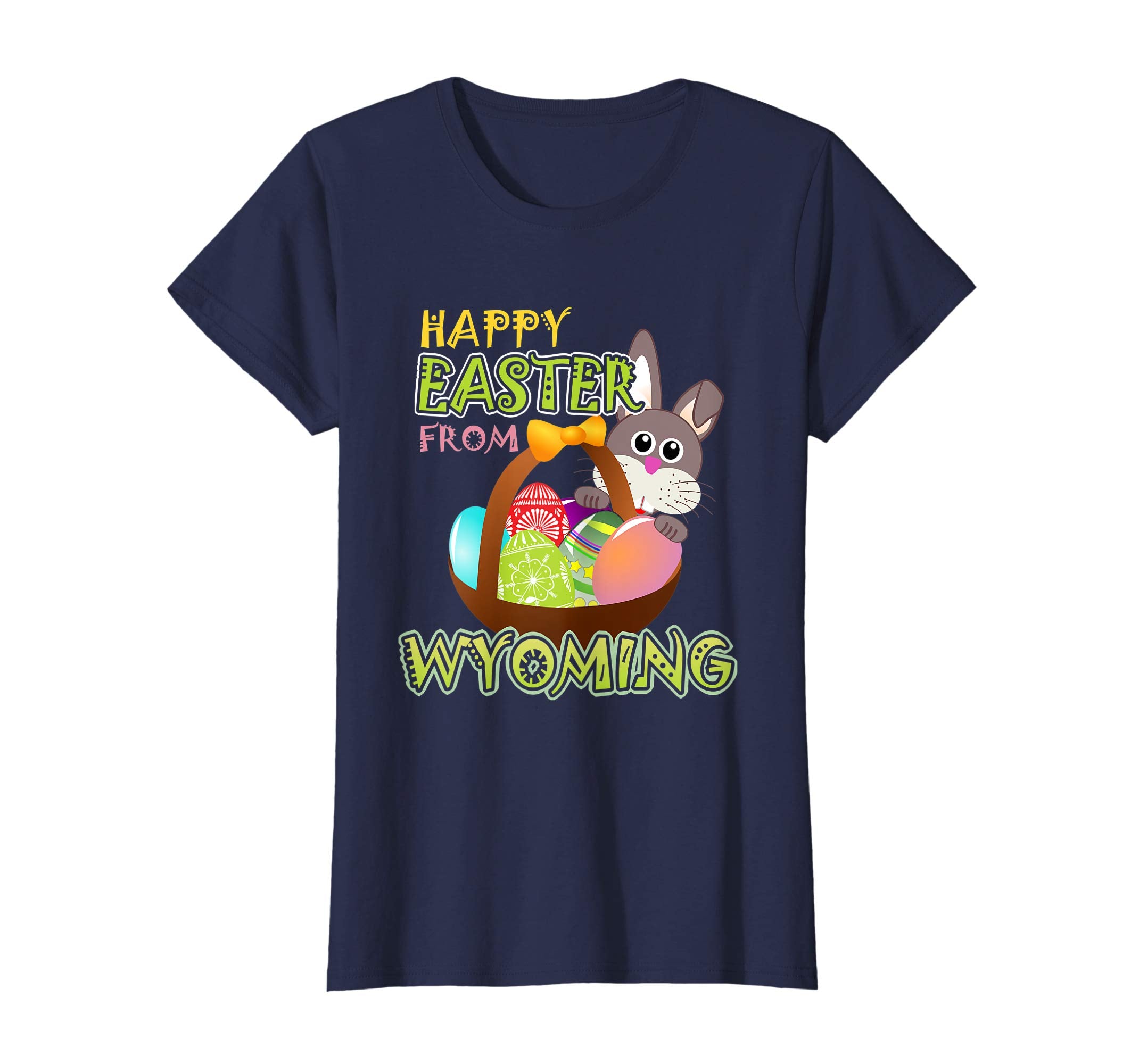 Happy Easter from Wyoming Funny States T-Shirt