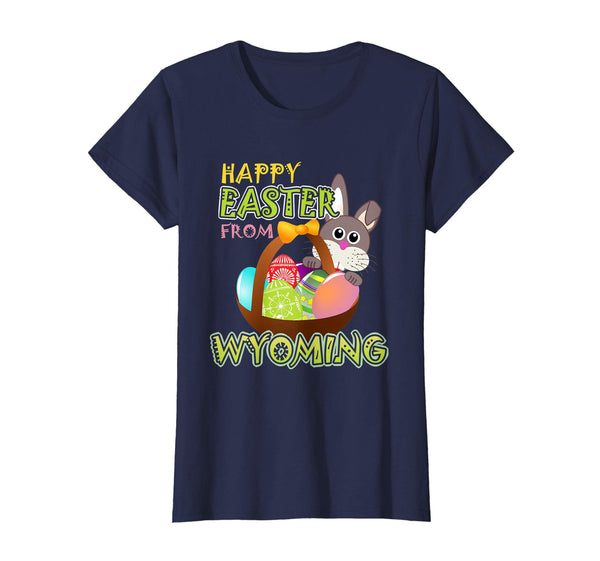Happy Easter from Wyoming Funny States T-Shirt