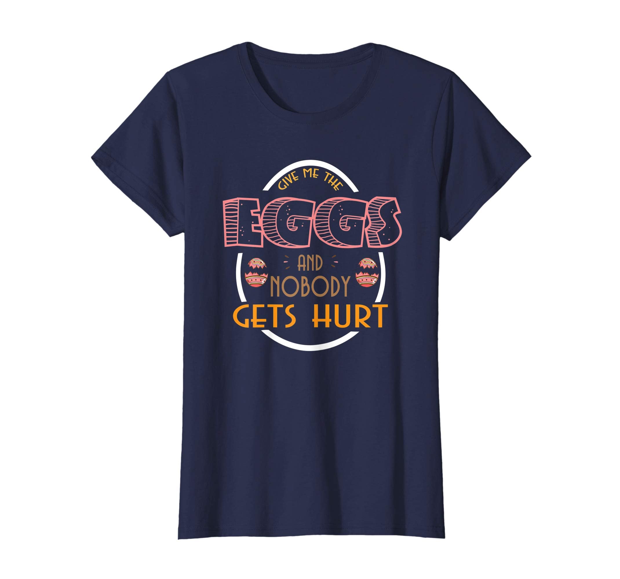 Give Me Eggs Funny Easter Graphic T-Shirt