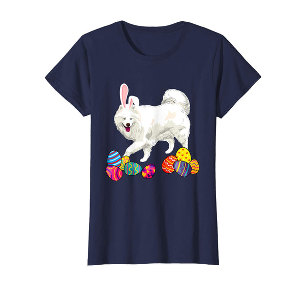 Samoyed Bunny Ear With Egg Easter Easter Day Shirt