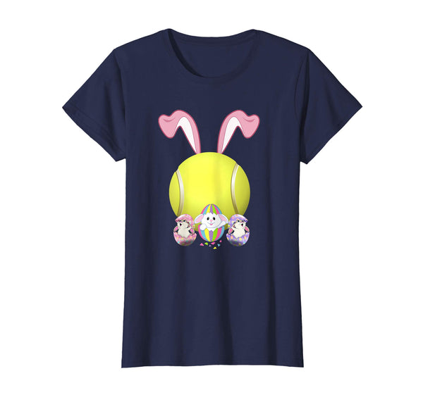 Tennis Easter Bunny Egg T-Shirt Funny For Men Women