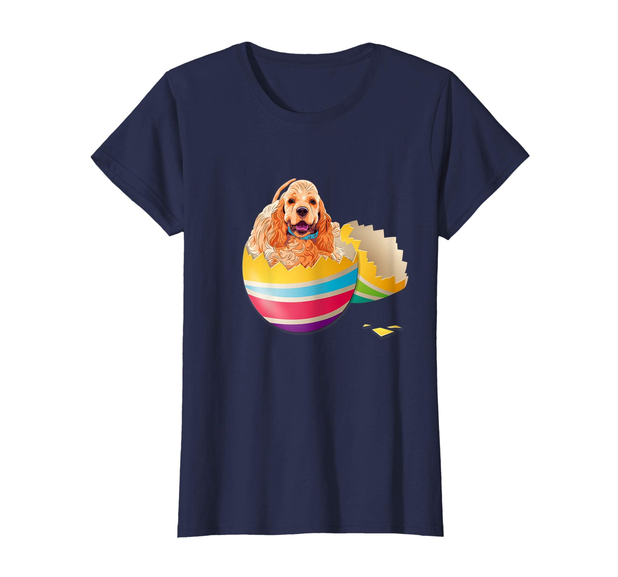 Cocker Spaniel Hatching From Easter Egg Easter Day Shirt