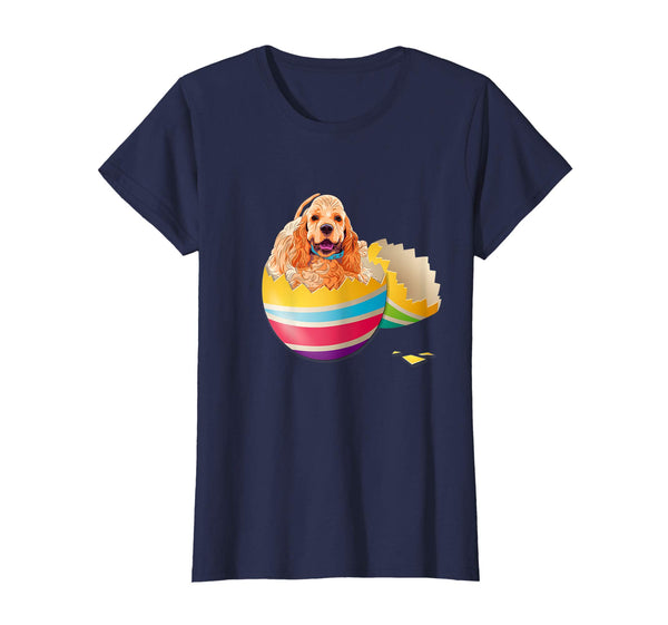 Cocker Spaniel Hatching From Easter Egg Easter Day Shirt