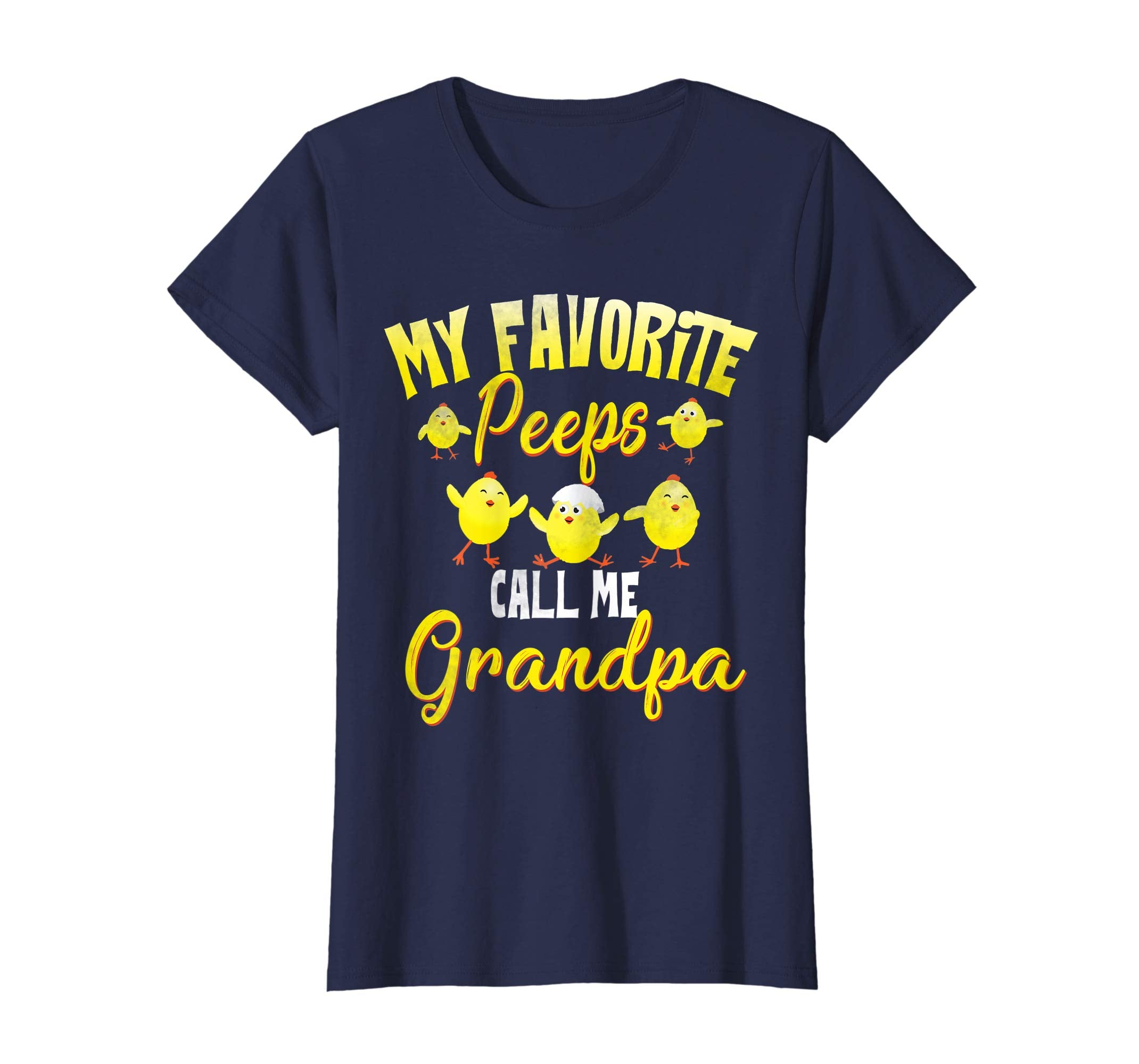 My Favorite Peeps Call Me Grandpa Shirt Cute Easter Gift