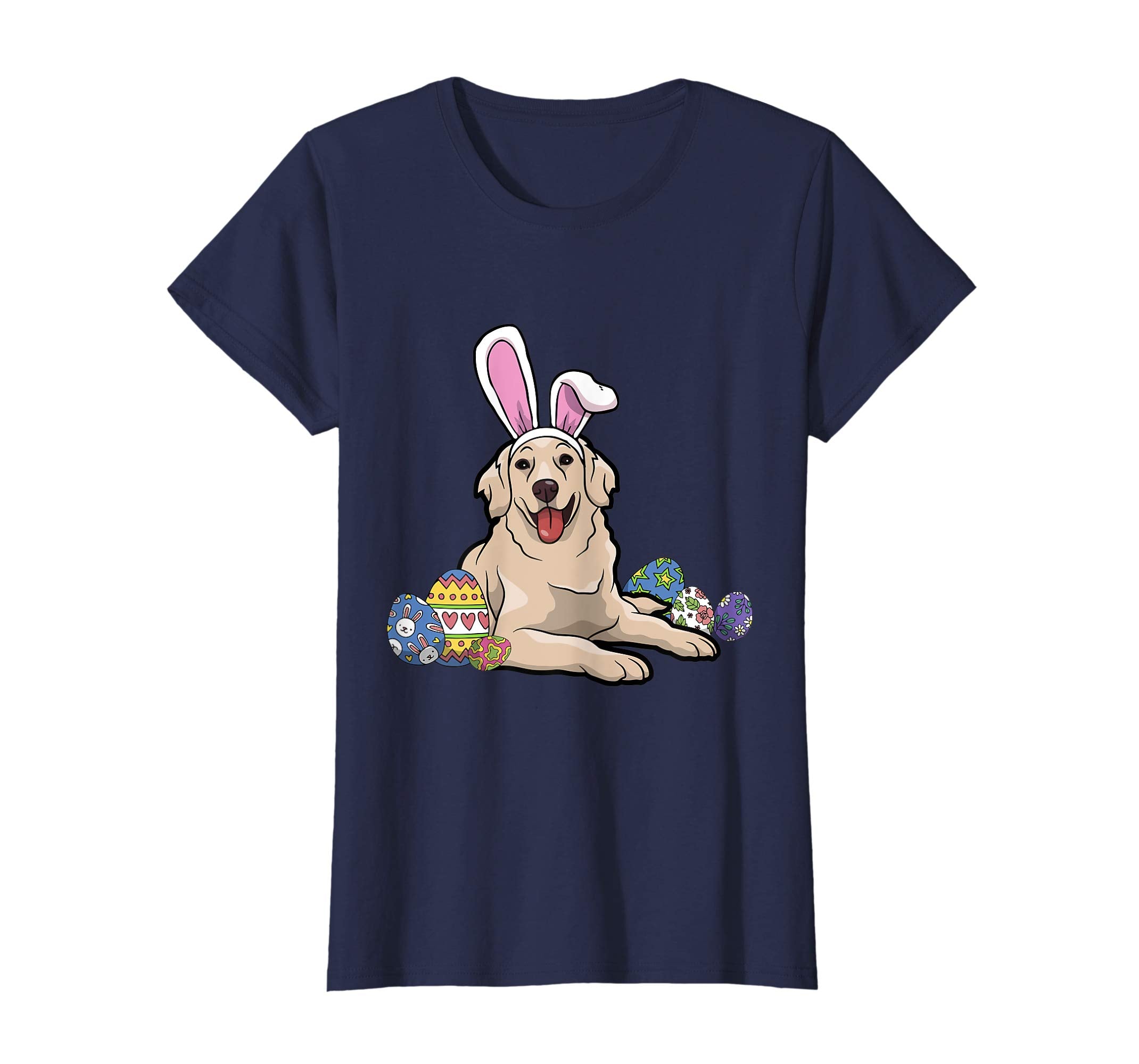 Golden Retriever Dressed As Easter Bunny Rabbit Ears T-Shirt