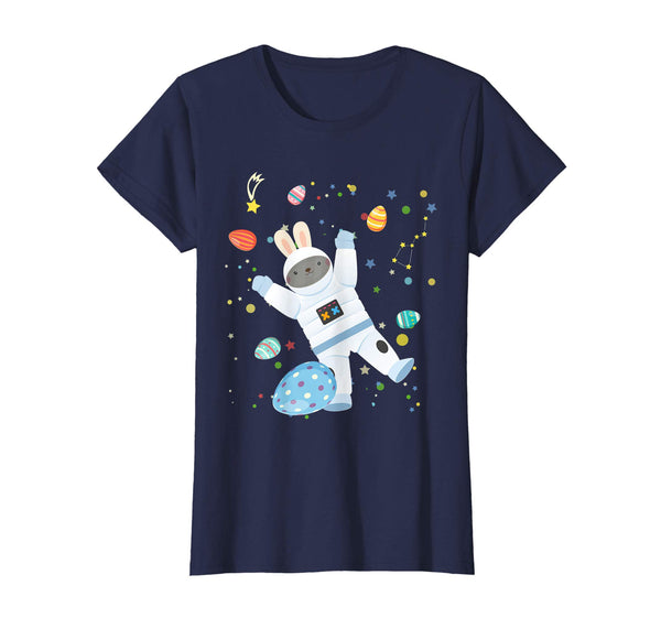Astronaut Solar System Easter Bunny Eggs Science T-Shirt
