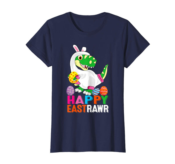 Happy Eastrawr Shirt Funny Dinosaur Easter Bunny Gift Kids