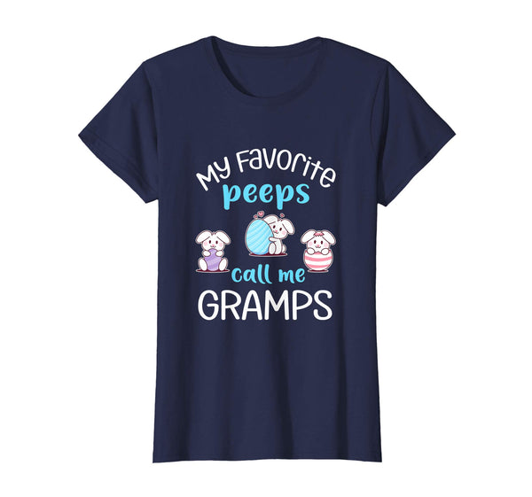 My Favorite Peeps Call Me Gramps Tshirt Happy Easter Day