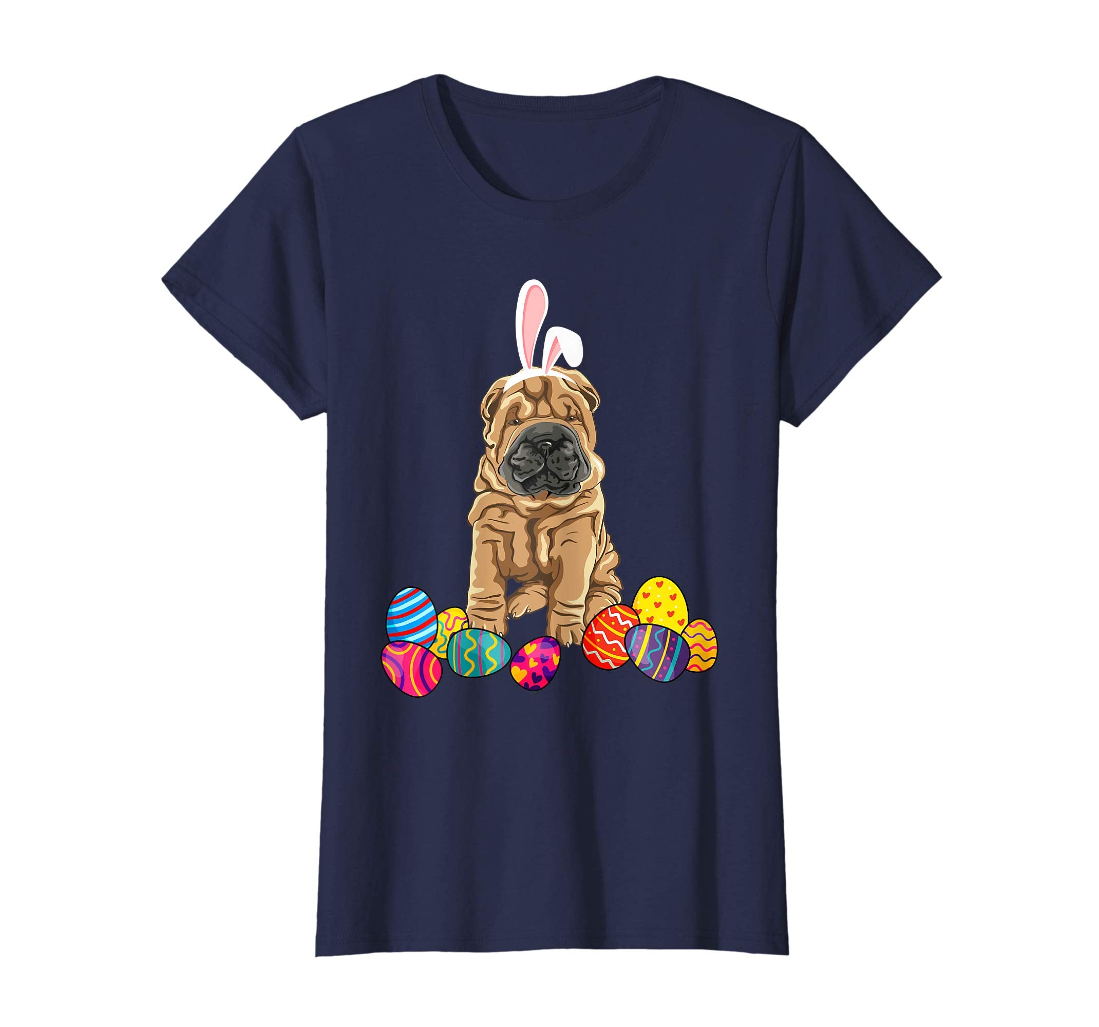 Chinese Shar-Pei Bunny Ear With Egg Easter Easter Day Shirt