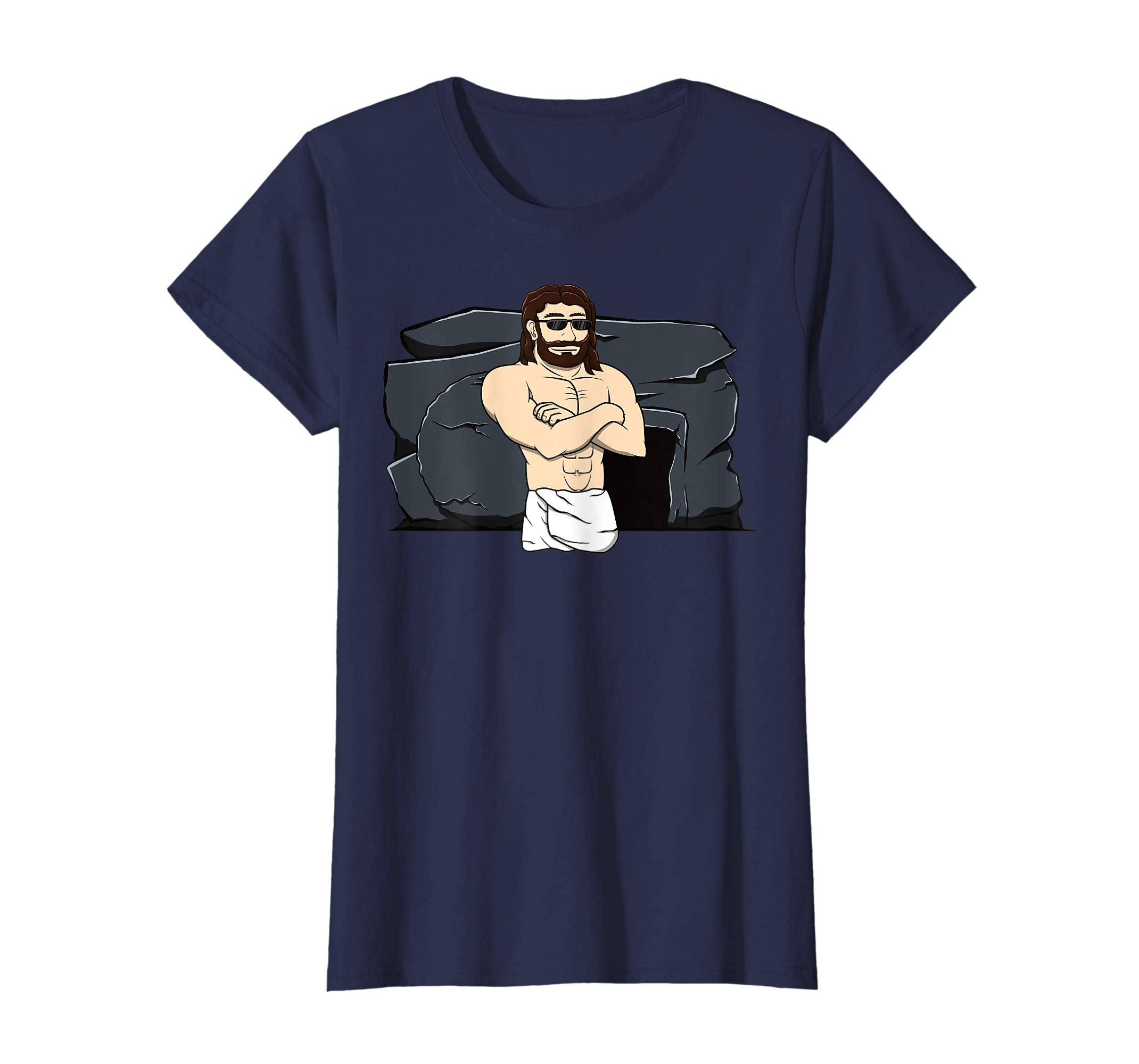 Easter Jesus T Shirt Resurrection Stone Rolling Let's Roll