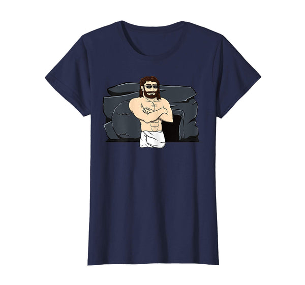 Easter Jesus T Shirt Resurrection Stone Rolling Let's Roll