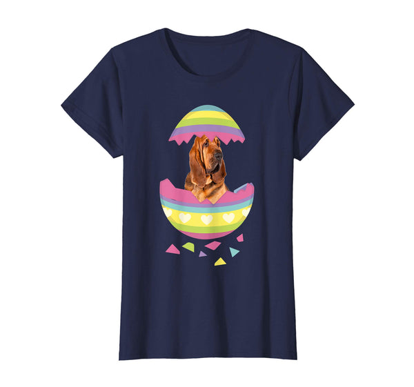 Bloodhound Easter Egg T-Shirt Dog Lover