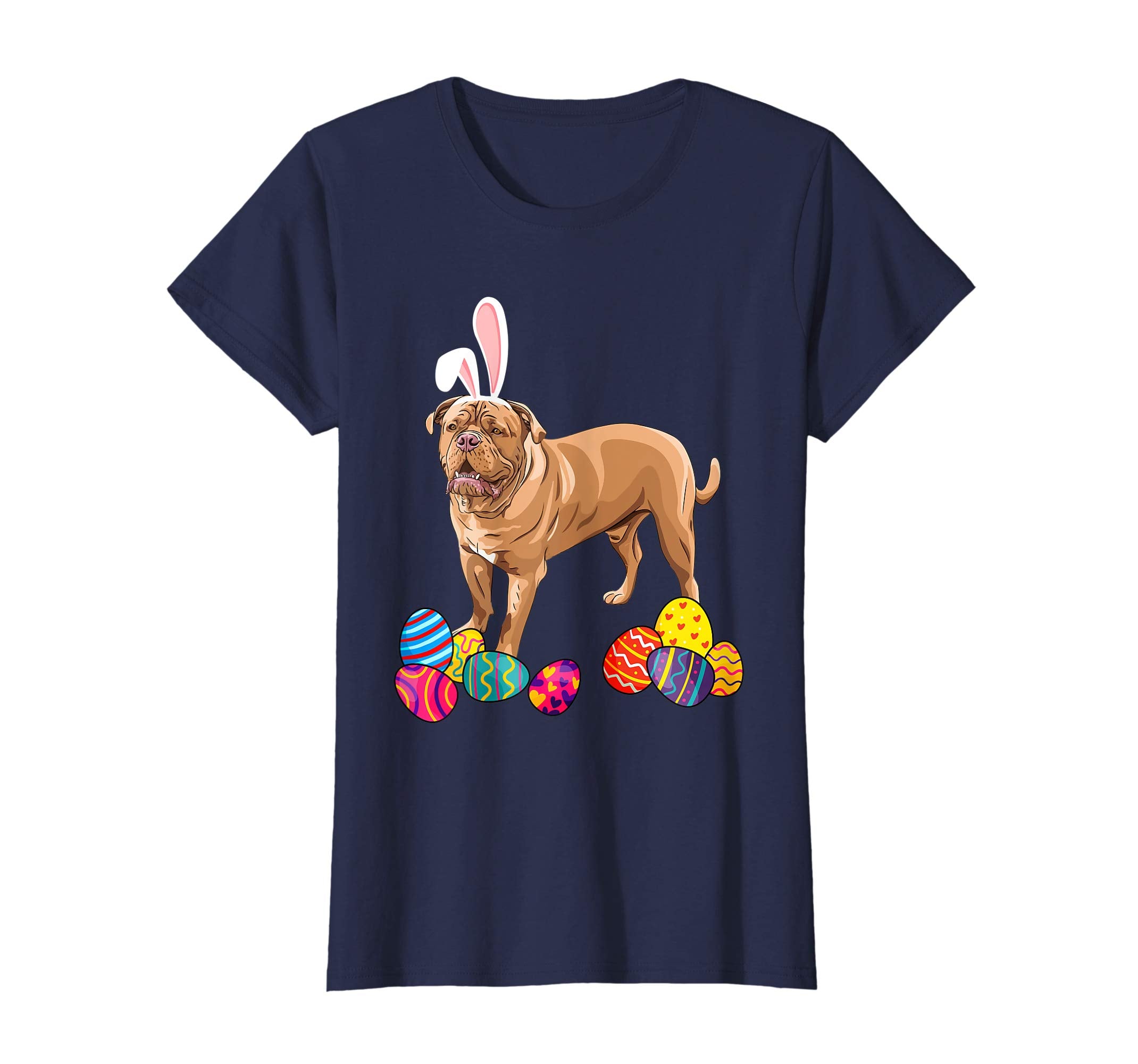 French Mastiff Bunny Ear With Egg Easter Easter Day Shirt