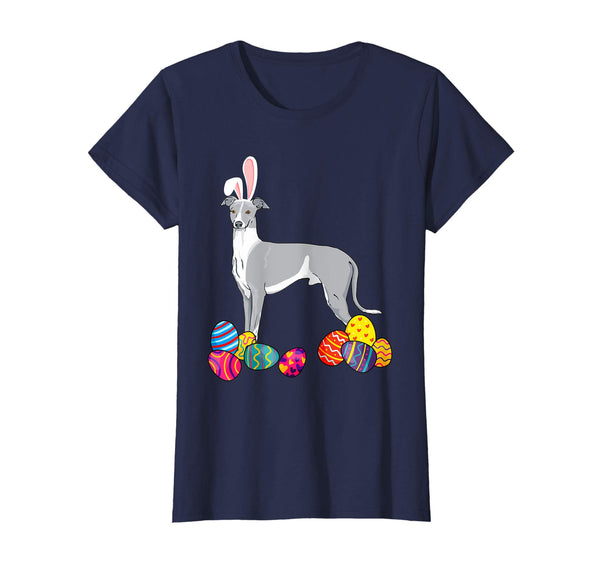 Whippet Bunny Ear With Egg Easter Easter Day Shirt