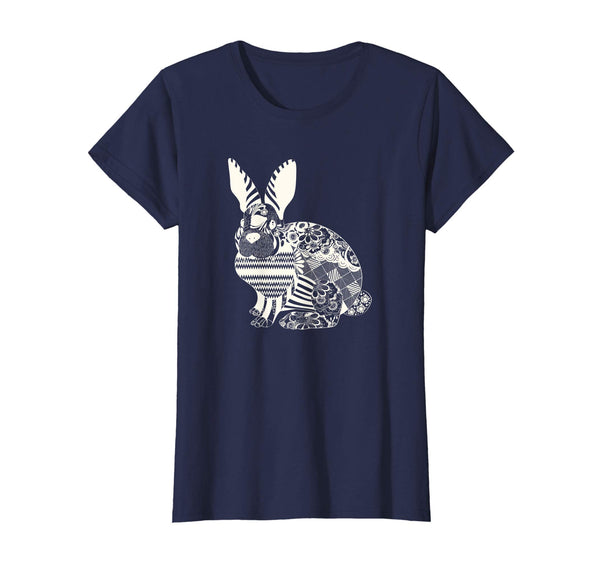 Artistic Ethno EASTER BUNNY Silhouette 1 - Fun T-Shirt