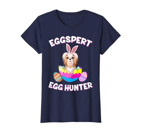 Eggspert Egg Hunter Easter Funny Shih Tzu T Shirt