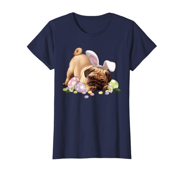 Pug Lovers Happy Easter Awesome T shirt