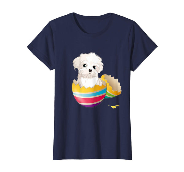 Maltese Hatching From Easter Egg Easter Day Shirt