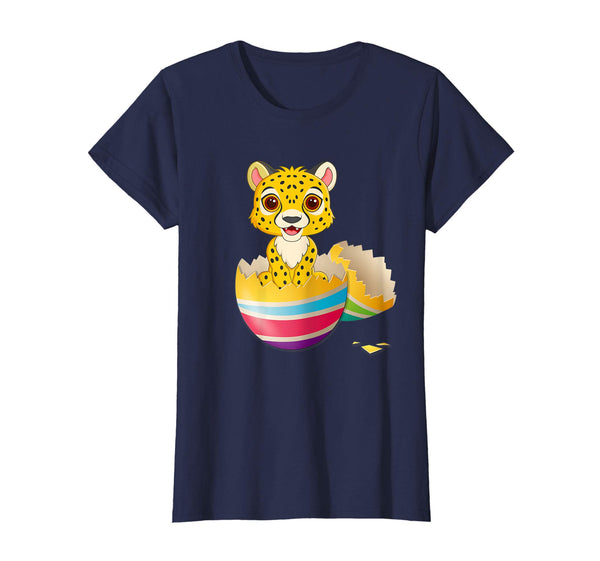 Baby Cheetah Hatching From Easter Egg Easter Day Shirt