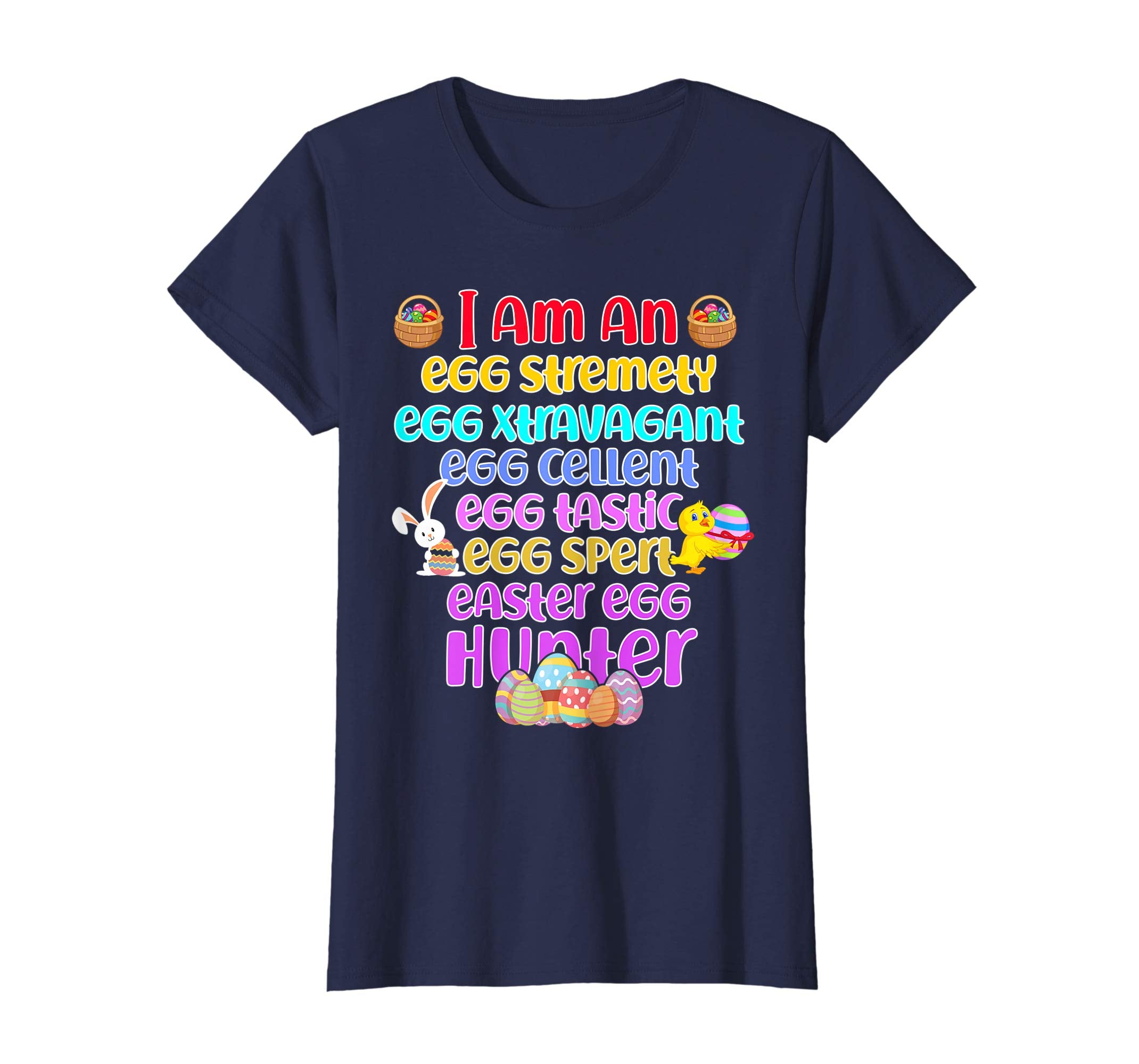EggSpert EggCellent Egg Hunter T Shirt Easter Gift