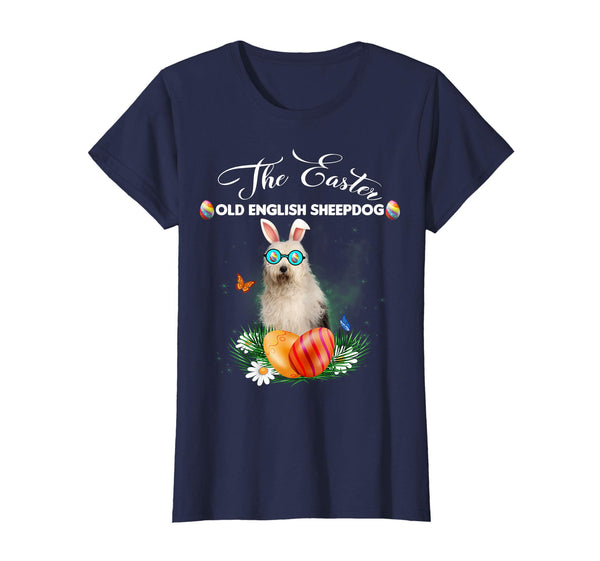 Old English Sheepdog Bunny Easter Day Dog Gifts T-Shirt