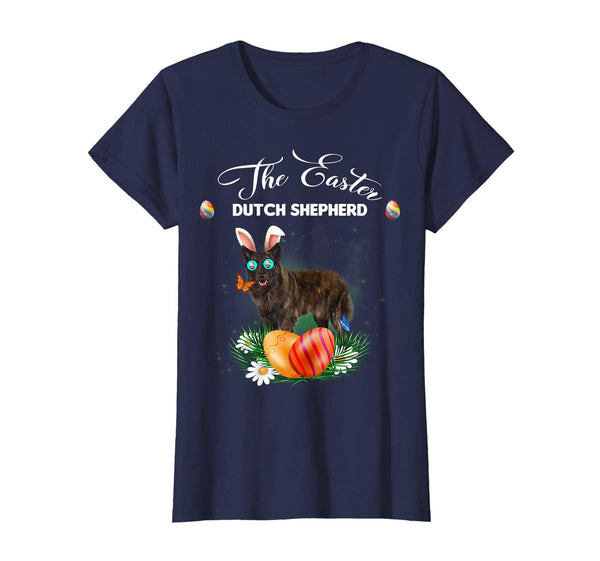 Dutch Shepherd Bunny Easter Day Dog Gifts T-Shirt