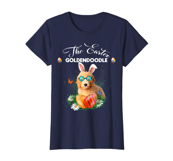 Goldendoodle Bunny Easter Day Dog Gifts T-Shirt